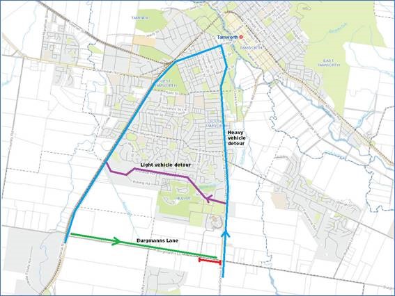 Goonoo Goonoo Rd and Duri Rd - February to March 2025 Map