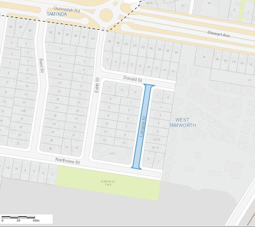 Lorraine Street map