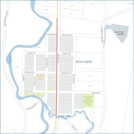 wollomin-roadworks-23Oct map