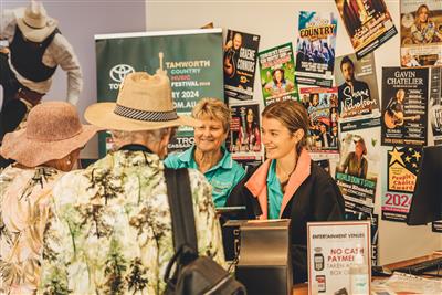 Volunteers at Country Music Festival