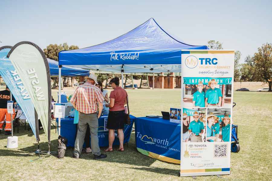 Volunteer Tent