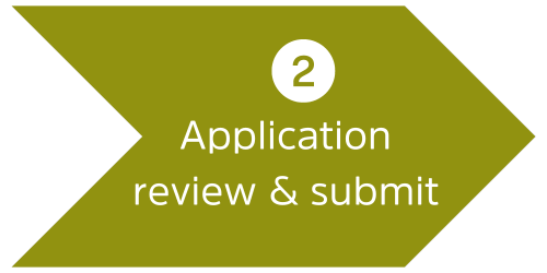 2. Application review and submit